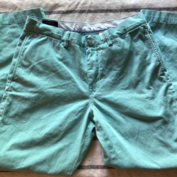 Mint green polo pants - Picture 3 of 5